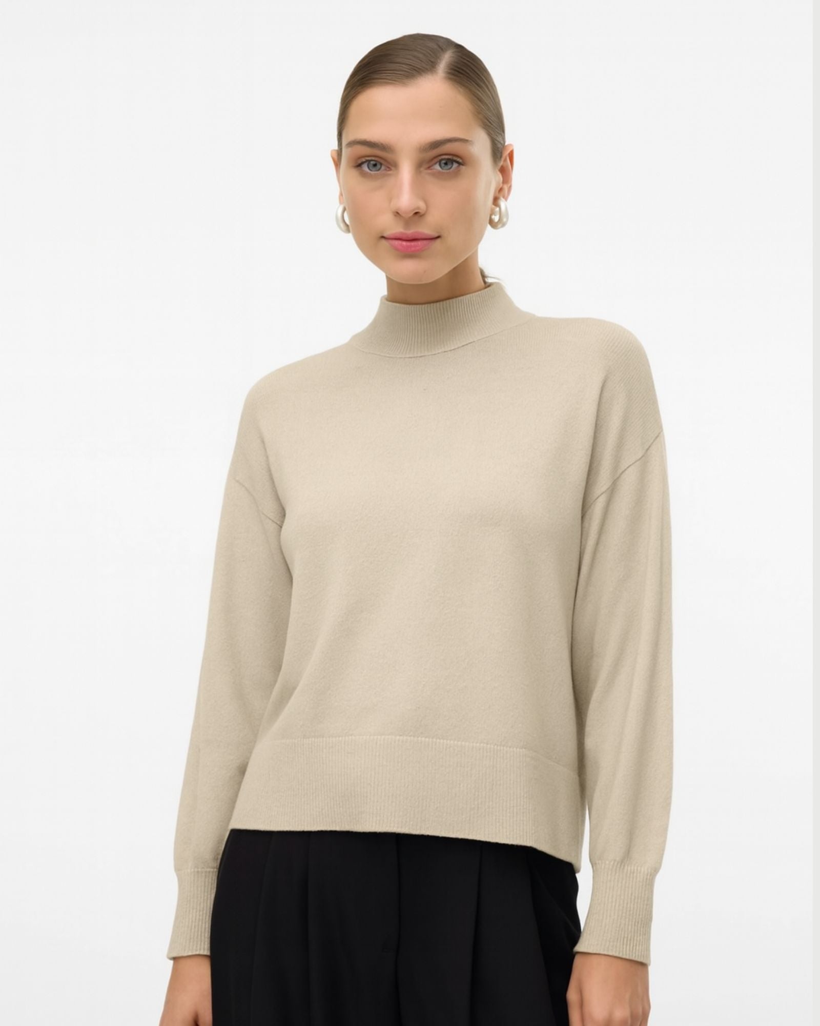 VMHAPPINESS HIGH NECK KNIT